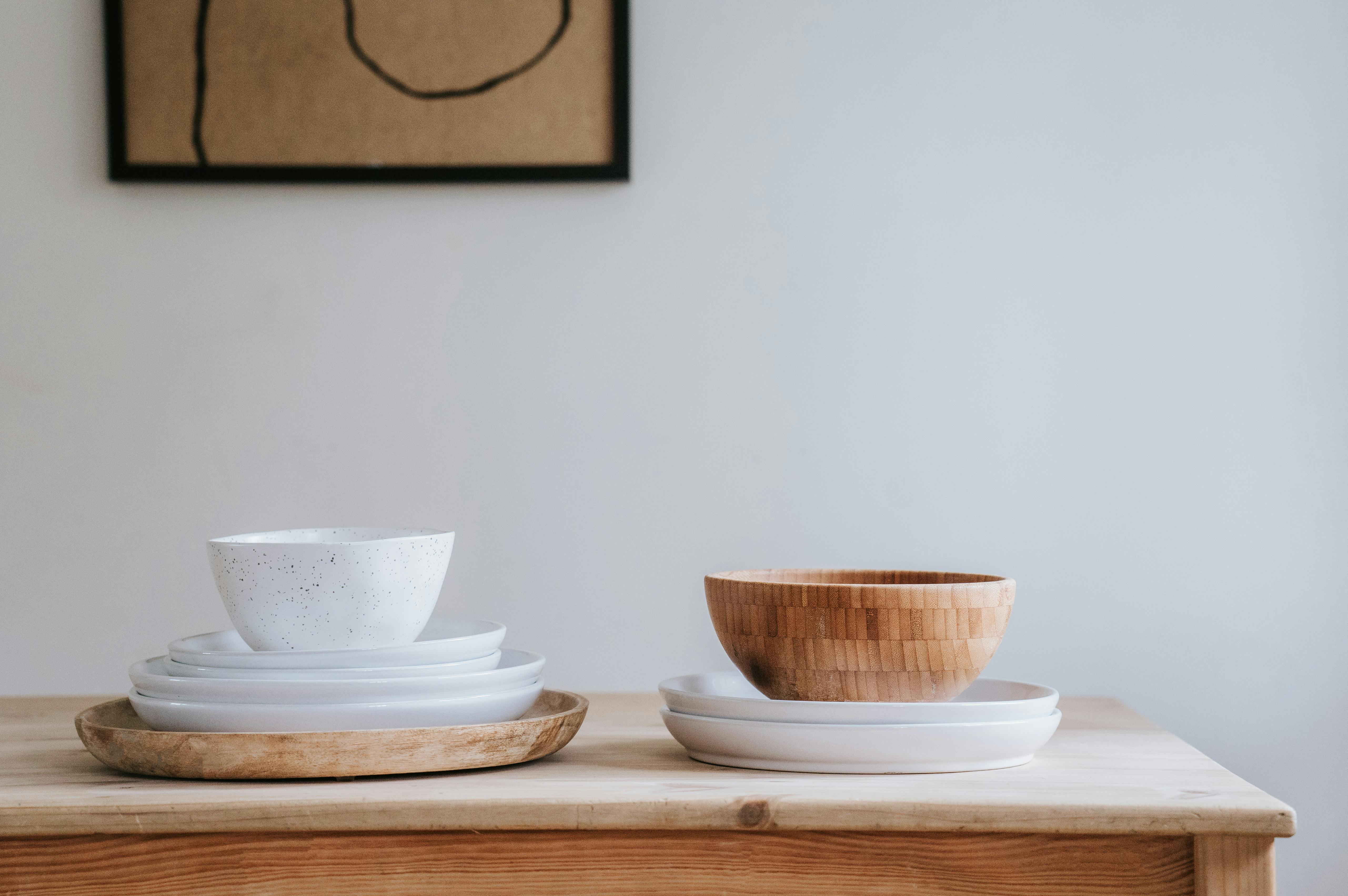 Artisan Decorative Bowl - Marble Effect