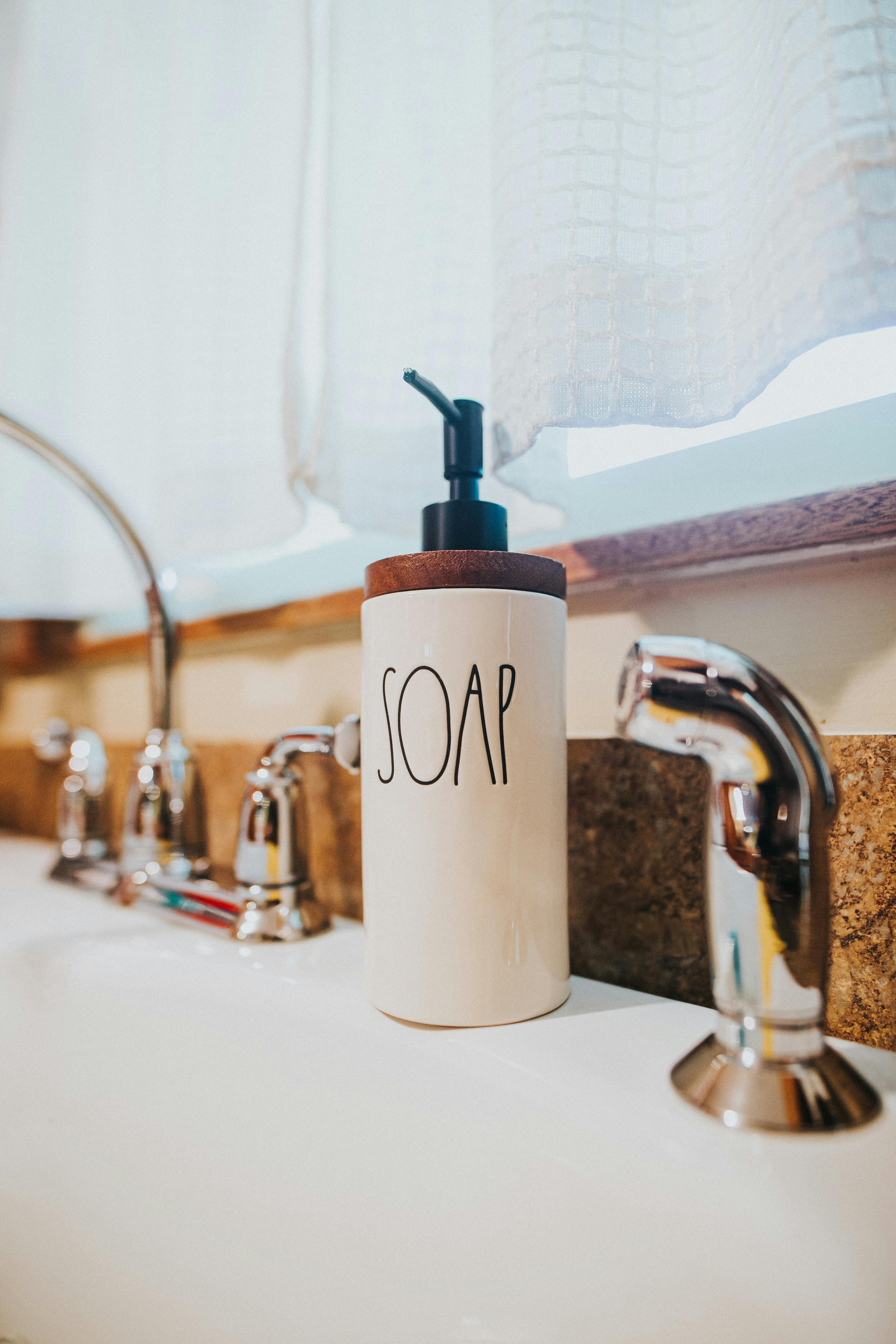 Ceramic Soap Dispenser Set - 3 Pieces